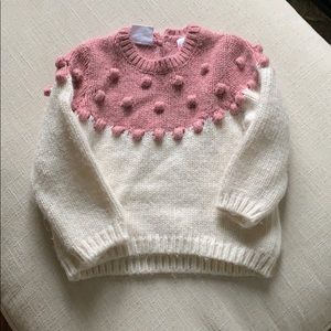 Zara girls sweater